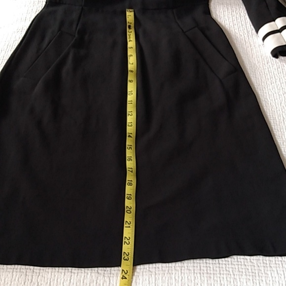 Ponte knit dress LBD Lands End size 4 - Picture 8 of 12